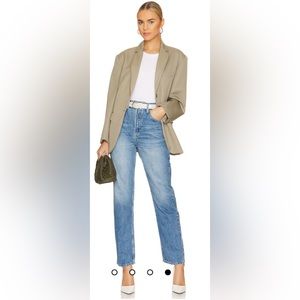 Frame Le High 'n' Tight Straight Blue Jeans Size 24 NWT